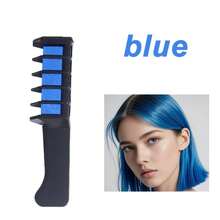 6 Color Hair Chalk Comb Set Temporary Hair Dye For Kids Girls & Adults Washable Fun Color For Parties Halloween Cosplay Birthdays Water Washable - Sets - View 6