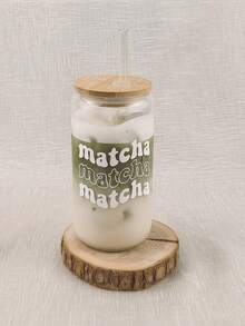 冰抹茶咖啡杯 - 少女吸管玻璃杯，冰饮吸管杯，奶茶果汁吸管杯，送给女孩的最佳礼物选择！ - 彩色 - 查看 14