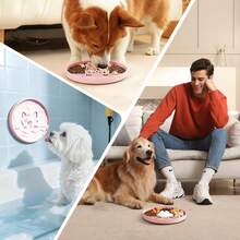 Interactive Slow Feeder Dog Silicone Puzzle Design For Dogs Cats Non Slip Base Promotes Healthy Eating Prevents Choking - 500ml - View 7