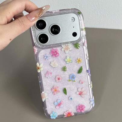 1 cái, Bột phát sáng theo phong cách với họa tiết hoa lá, thích hợp cho iPhone 17, 17 Pro Max/ 16 Pro Max/ 15 Pro/ 14, 13/12/11. Thích hợp làm quà tặng cho gia đình/bạn bè/chị gái/bạn gái vào ngày Valentine/sinh nhật/quà tặng/Ngày của Mẹ.