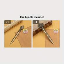 Unopened Letter Opener - Vintage European - A Portable Prop For Journaling - Featuring A Seal Breaker, A Paper Cutter, And A Birthday Gift - 花金刀 - 查看 16