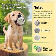 New Automatic Dog Ball Launcher, Upgraded Interactive Dog Ball Thrower, Suitable For Small Dogs, Distance Adjustable Mental Stimulation Dog Toy, Equipped With 3 Durable Etpu Balls 2.2 Inches (About 5.6 Centimeters) - Multicolor - View 5