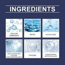 Bột trét sửa chữa tường, vết bẩn trên tường nhà màu trắng, hình vẽ bậy, sơn bong tróc, chất trám khe nứt. - A - Xem 7