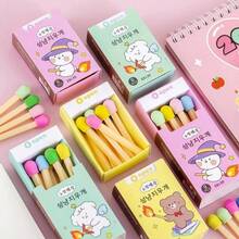 Set de 8 piezas/Juego de gomas de borrar con formas, regalo de papelería para estudiantes, premio, regalo del Día del Niño, Navidad, temporada de regreso a clases - Multicolor - Ver 4