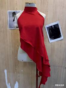 Yellow Butterfly Wing - Red - View 2