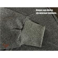 Kangaroo Zip Hoodie Sweatshirt, Comfortable Oversized Unisex Sweatshirt With Pocket And Adjustable Hood - 黑色 - 查看 5