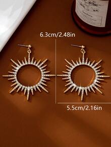 1 Pair Bohemian Retro Casual Fashion Versatile Women Earrings - Multicolor - View 6