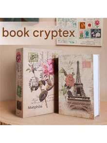 Replica book with combination lock, storage box, piggy bank, perfect for storing fake books and money - A - Übersicht 1