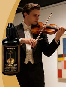 Harmisca Stringed Instrument Care Oil, Stringed Instrument Cleaning And Maintenance, Universal And Convenient, Gentle, Exterior Protective Oil, Anti-Staining, Helps Repel Oil And Dust, Can Be Easily Applied With Ordinary Tools Like Cloth. - Liquid - View 4