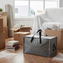 Shappy - 6 bolsas de almacenamiento extragrandes para adornos de Navidad bolsas para mudanzas bolsas de almacenamiento organizadoras de alta resistencia gris 30 x 16 pulgadas 24 x 16 pulgadas 20 - Gris - Ver 7