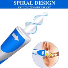 16 Pcs Women Men Soft Flexible Ear Cleaner Spiral Tool Kit With Replaceable Tips For Daily Personal Hygiene Care - Mặc định - Xem 3