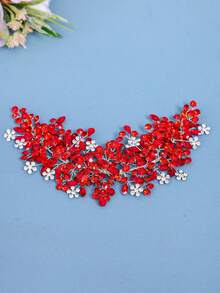 1pc Women's Elegant Crystal Headband, Handmade Luxury Party/Wedding Hair Accessory, Bridal Crown, Princess Birthday Gift - Multicolor - View 6