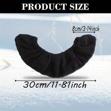 Skate Guards - Durable And Flexible Design For Enhanced Safety, Suitable For Ice Hockey And Figure Skating. Ice Skate Accessories, Flexible Ice Skate Guards, Roller Skates, Ice Skate Covers, Ice Skating Accessories. - Black - View 6