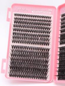 Bộ 640 sợi mi giả D Curl, độ dày 40D+50D, độ dài hỗn hợp 8-16mm, tự làm mi giả, vẻ ngoài tự nhiên, siêu dày, mềm mại và nhẹ, các sợi mi riêng lẻ có thể tái sử dụng, thân thiện với người mới bắt đầu, thích hợp cho sử dụng hàng ngày, đám cưới, hẹn hò, tiệc tùng, lễ hội âm nhạc và Halloween. - D - Xem 7