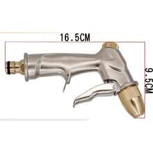 1pc Garden Hose Nozzle Sprayer, 100% Heavy Duty Metal Handheld High Pressure Water Spray Nozzle With 4 Watering Patterns, Suitable For Watering Plants And Lawns, Car Washing, Patio And Pets - View 2