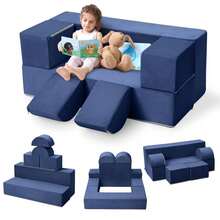 Kids Sofas - Navy Blue - View 8