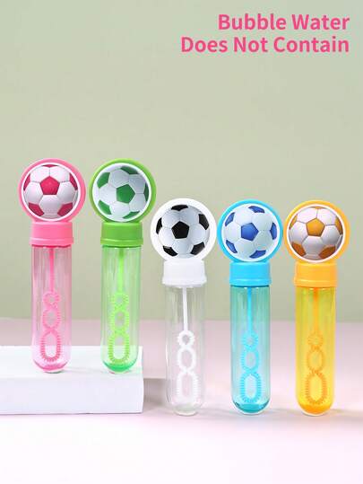 10Pcs Football Theme Bubble Tubes(Bubble Liquid Is Not Included),Soccer Pattern DIY Stickers Thick Plastic Party Bubble Stick,Durable Reusable Bubble Soap Bottle,1st Birthday Party Gift,Gender Reveal Party Decor,Baby Shower Decor,Football Sports Theme Bubble Tube For Birthday Party Decor, Baby Party Gift Bags Filling,Birthday Gift,Photography Props