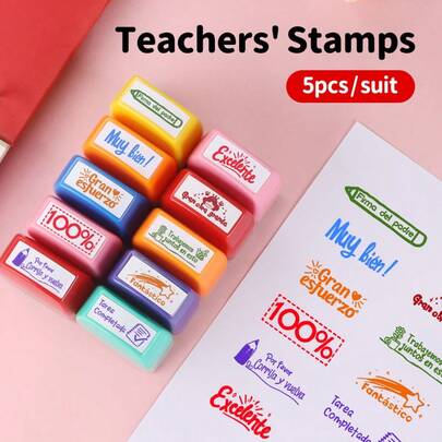 Tem khen thưởng đánh giá giáo viên, tem khen ngợi hoạt hình dễ thương, thích hợp làm quà tặng ngày lễ, hoàn hảo cho văn phòng, lớp học, đồ dùng tiệc tùng.