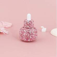 30ml Botella de gotero de vidrio con adorno de rhinestones recargable y de tamaño de viaje, adecuada para aceites esenciales, sueros, perfumes, colonias, aceites corporales, protector solar - Diamante - Ver 16