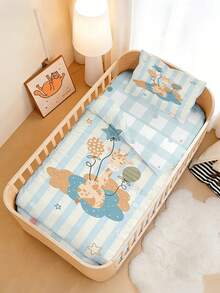 1 Bộ Chăn Ga Giường Cho Bé, Bộ Ga Chăn Bé Họa Tiết Hươu Cao Cổ và Bóng Bay, Làm Từ Chất Liệu Polyester In Kỹ Thuật Số, Bộ Ga Chăn Nhiều Kích Cỡ Có Thể Đảo Mặt, Thích Hợp Làm Quà Tặng Ngày Lễ Cho Bé, Trang Trí Giường Cũi Phòng Ngủ, Sử Dụng Cả Năm - Nhiều màu - Xem 2