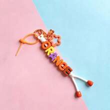 One Personalized Hand-Woven Keychain, Colorful Beads, Star/Bear Accessories, And Customizable Lettering. A Great Back-To-School Or Birthday Gift. - Star Keychain - View 26