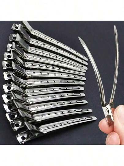 5pcs/10pcs/15pcs/20pcs/30pcs/50pcs Metal Hair Clips Set, Women's Curling Clips, Duck Clips, Alligator Clips, Metal Hair Clips, Back To School Essential, Travel Essential, Women Hair Accessories, Combs, Hair Dryers, Hair, Hairstylist, Edge Brush, Styling Brush, Hair Dryers, Hair Care Products, Hair Gel, Curling Products, Hairstyling Tools, Haircutting Scissors, Christmas, Salon, Hairstyle Design, Hair Dryers, Hair, Accessories, Hair Care Products, Hairstyling Tools, Hair Care