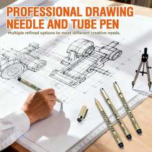 Bộ 6/9/12 bút dạ kẻ viền, bút vẽ bằng nhựa, bút vẽ nét mảnh, thích hợp để viết, vẽ tranh, nhiều kích cỡ ngòi khác nhau, bút mực đen nét mảnh, bút phác thảo. - Bộ - Xem 11