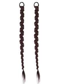 European And American Style Braided Bun, Bubble Braid, Double Ponytail, Sweet And Hot Girl Wig Braids - Multicolor - View 2