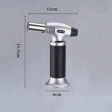 Professional Culinary Blow Torch - Refillable Butane Torch Lighter With Adjustable Flame, Heavy Duty Kitchen Cooking Blowtorch For Crème Brûlée, Baking, Desserts, BBQ, Soldering & DIY Crafts - Multicolor - View 9