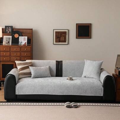 1 vỏ đệm sofa vải nhung, kiểu dáng tối giản hiện đại, sử dụng được cả bốn mùa, chống trượt, chống bụi, bảo vệ sofa, có thể giặt máy, không biến dạng, không phai màu, bền, chống trượt, chống trầy xước do thú cưng, chống bám bẩn, làm mới sofa, trang trí sofa, tăng thêm vẻ đẹp cho không gian, phù hợp cho sofa 1-4 chỗ ngồi, sofa hình chữ L.