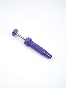 Bộ dụng cụ xỏ khuyên bằng thép không gỉ chống trượt được nâng cấp 14G/16G/18G/20G - Kìm hình nón không ren và kẹp bi, dụng cụ xỏ khuyên đáy phẳng, thích hợp cho xỏ khuyên tai, mũi, rốn, môi và lông mày, bộ dụng cụ tự làm trang sức chuyên nghiệp. - Màu tím - Xem 9
