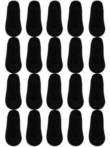 1/5/10 Pairs Of Fashionable Lace Women's Summer Transparent Breathable Comfortable Invisible Boat Socks - Multicolor - View 11