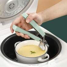 1个不锈钢盘夹，通用隔热垫，耐热厨房夹钳工具 - 取碗器 - 查看 9