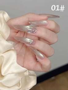 奈仕指甲油 12毫升 容量 2026 新款情人节礼物，春夏新款，甜美糖果色系，缤纷美人鱼蓝、绿、紫、粉，玻璃珠点缀，梦幻极光猫眼凝胶指甲油。亮丽色彩，适合夏秋两季，磁性指甲贴片，需搭配底油和封层使用，需配合UV灯固化。植物基凝胶，9色套装，适合新手，居家、办公、通勤、约会等各种场合。畅销沙龙品质，持久长达28天。 - 彩色 - 查看 7