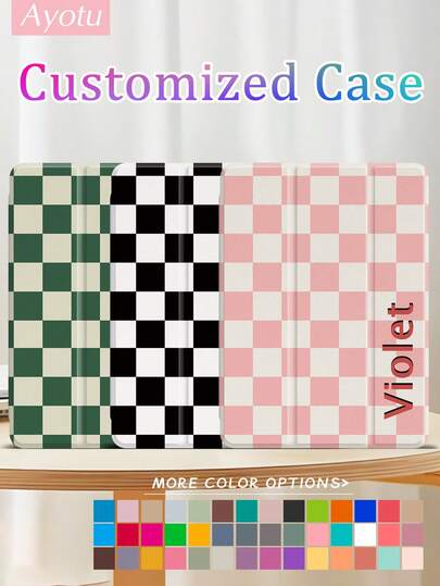 Ayotu כיסוי מגן מינימליסטי מותאם אישית עם אותיות דביקות, מתאים לטאבלטים גלקסי A9 פלוס 2023 (11 אינץ'), A7 לייט (10.2 אינץ') ו-A16 (2025). כיסוי מגן לטאבלט "עשה זאת בעצמך", כיסוי מגן יצירתי "עשה זאת בעצמך", מתאים כמתנה ליום הולדת, יום נישואין, ראש השנה או לחזרה לבית הספר למשפחה ולחברים. נוח וקל לשימוש.