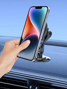 New Magnetic Car Phone Holder | Foldable 360° Rotatable Dashboard Mount | Strong Adhesive Shock-Proof Navigation Holder - JY24-06 Universal Magnetic Holder - View 6