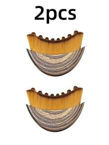 1pc Lymphatic Drainage Facial Brush - Dry Brushing Massager For Face Shaping And Jawline Sculpting - Ergonomic Design Precisely Fits Skin And Relieves Fatigue - Brown - View 11