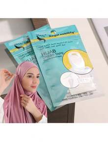 1包（36片）/ 1套，2包（72片）/ 1套，3包（108片）头带胶带配件，遮阳帽造型，佩戴方便，休闲头带改造，防滑双面胶带 - 純色 - 查看 6