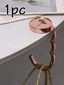 Custom Name Foldable Purse Hook, Elegant Minimalist Table Handbag Hanger For Restaurant Desk Cafe Travel Organizer, Personalized Bag Hook Gift For Birthday Wedding Party Or Holiday Surprise, Stylish Purse Holder Accessory, Customized Handbag Hook, Customizable Bag Hanger Decor - Style a - View 8