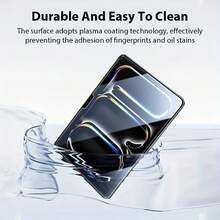 1pc Tempered Glass Screen Protector, Compatible With IPad, Galaxy Tab/ Pad SE/HONOR Pad/Mi Pad, Also Fits MatePad Air, Scratch-Resistant, Sensitive Touch - Clear - View 6