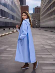 High-Quality Thick Waterproof Windproof Rain Jacket, Multifunctional Rain Poncho For Women, Suitable For Outdoor Activities, Cycling, Travel, Hiking, Outdoor, Garden, Travel Essentials, Portable Essentials, Beach Essentials, Graduation Season, Commencement, Graduation Ceremony, Graduation Gift, Graduation Present, Graduation Gift, Graduation Present, Congrats Grad, Congratulations Graduate, Valedictorian, Finish School, Graduation Party, Outdoor Essentials, Travel Portable, Hiking Essentials, Camping Essentials, Portable Tools, Summer Essentials, Summer Portable - Multicolor - View 19