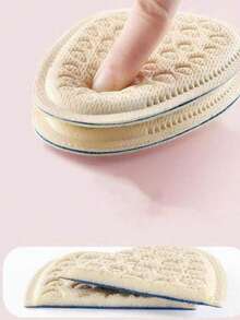 Comfortable High Heel Insoles, Anti-Slip Forefoot Pads, Soft Cushion Reduces Foot Fatigue, Converts Half Size - Apricot - View 5