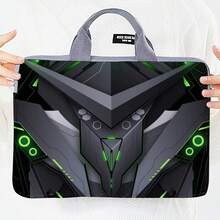 1个赛博朋克风格笔记本电脑包，印花笔记本电脑内胆包，时尚便携手提包 - 彩色 - 查看 34