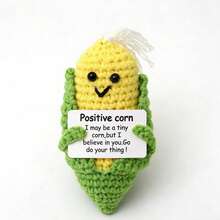 This Hand-Crocheted Inspirational Corn Doll Is The Courage And Gentleness Hidden In The Wool, Which Weaves Persistence And Belief Into Every Stitch. - Multicolor - View 1