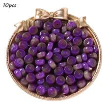 圆形树脂仿玉直孔算盘珠光环染色码头桶珠散珠扁珠DIY珠子材料配件 - 彩色 - 查看 16