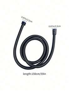 1根G1/2接口柔性不锈钢淋浴软管，黄铜接头，高密度手持花洒软管，1.5米/2米长替换淋浴软管，浴室配件 - 彩色 - 查看 3