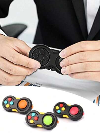 1pc Finger Pressure Relief Toy, Suitable For Adults, Can Relieve Anxiety And Stress, Detachable Keychain, Suitable For Birthday, Party, Holiday Gifts, Mini Finger Massage Pad, Sensory Keychain, Finger Controller, Suitable For Men And Women, Keychain Pendant, Bag Pendant, Keychain Accessory, Pressure Relief Keychain, Calming Keychain, Focus Relaxation