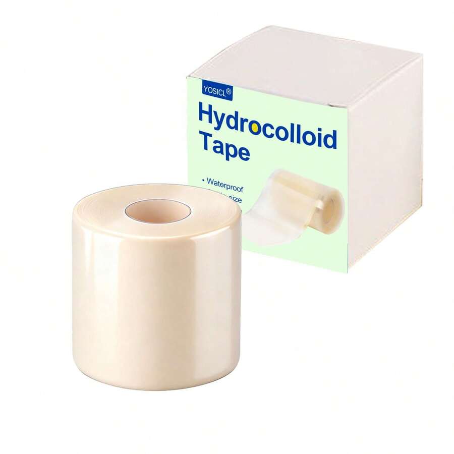 Hydrokolloidpflaster, Hydrokolloidrolle mit Selbstklebung, ultra saugfähig, flexibel & wasserdicht, individuell zuschneidbar - Mehrfarbig - Übersicht 1