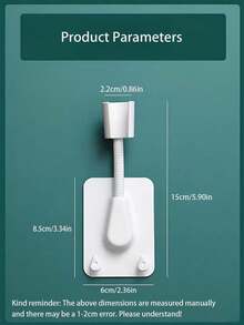 1个360°可调节吸盘式淋浴喷头支架，易于安装的浴室配件，无需钻孔即可壁挂安装，高度可自由调节。 - 多色 - 查看 9