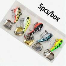 5g/8g/11g/14g/17g/20g Lure Bait Mini Ugly Fish VIB Sequins, Sinking Rotating Vibrating Sequins Bionic Lure Bait - Multicolor - View 20